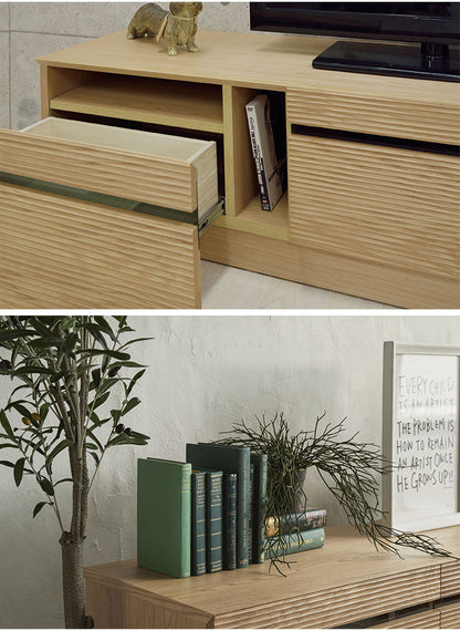 テレビボード 幅約166cm ローボード テレビ台 リビングボード ラック キャビネット 収納 リビング ウォールナット ナチュラル インテリア おしゃれ(代引不可)