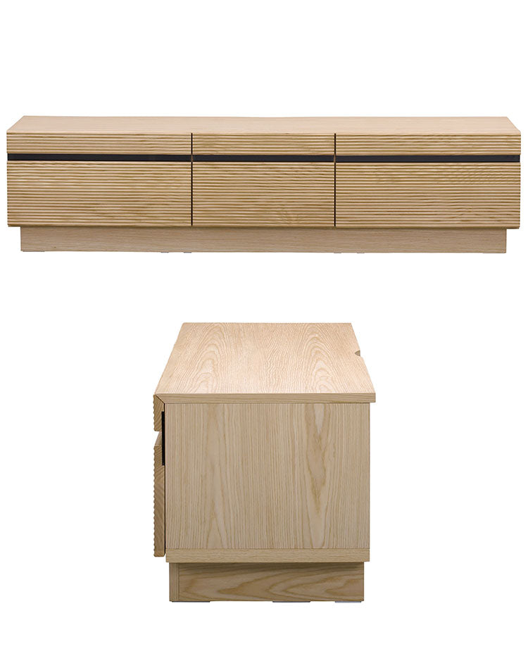 テレビボード 幅約166cm ローボード テレビ台 リビングボード ラック キャビネット 収納 リビング ウォールナット ナチュラル インテリア おしゃれ(代引不可)