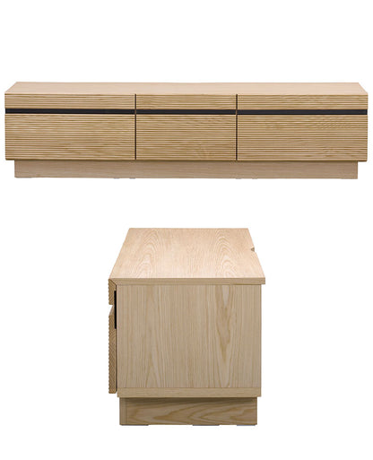 テレビボード 幅約166cm ローボード テレビ台 リビングボード ラック キャビネット 収納 リビング ウォールナット ナチュラル インテリア おしゃれ(代引不可)