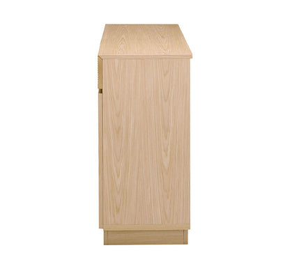 サイドボード 幅120cm キャビネット 木製 木目調 収納 戸棚 キッチンカウンター ウォルナット おしゃれ ブラウン ナチュラル(代引不可)