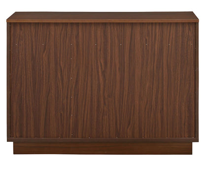 サイドボード 幅120cm キャビネット 木製 木目調 収納 戸棚 キッチンカウンター ウォルナット おしゃれ ブラウン ナチュラル(代引不可)