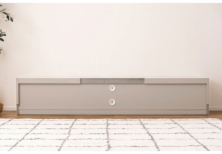 TVボード TVボード テレビボード ローボード テレビ台 TV台 収納 おしゃれ シンプル リビング 引き出し コード穴 大容量 コードスリット 高さ調節(代引不可)