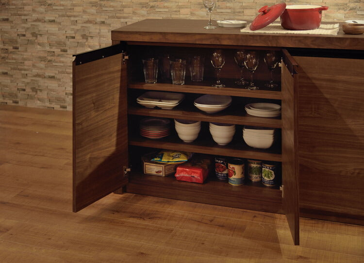 カウンター 幅180cm カウンター 棚 ダイニング リビング 収納 おしゃれ バー カフェ シンプル 天然木 インテリア(代引不可)