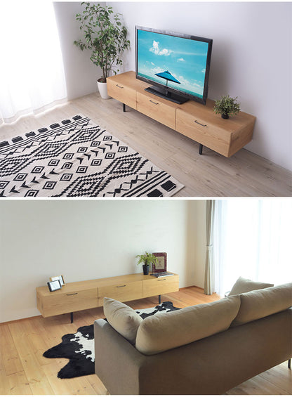 テレビボード テレビ台 幅200センチ 国産 ローボード おしゃれ 収納 引き出し 北欧 木製テレビ台 モダン ナチュラル リビングボード(代引不可)