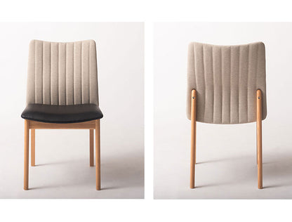 ダイニングチェア 日本製 天然木 木製 椅子 イス おしゃれ アームレス 肘なし ヴィンテージ 北欧 一人暮らし 新生活 木脚 合皮 レザー モダン 黒 ブラック ブラウン(代引不可)