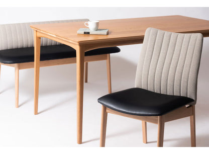 ダイニングチェア 日本製 天然木 木製 椅子 イス おしゃれ アームレス 肘なし ヴィンテージ 北欧 一人暮らし 新生活 木脚 合皮 レザー モダン 黒 ブラック ブラウン(代引不可)