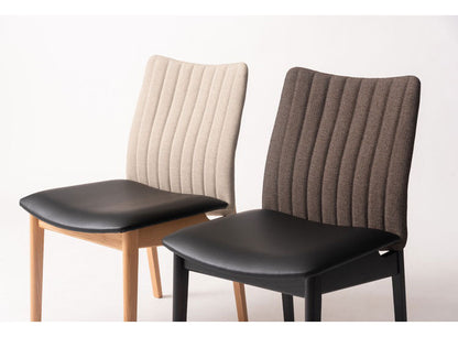 ダイニングチェア 日本製 天然木 木製 椅子 イス おしゃれ アームレス 肘なし ヴィンテージ 北欧 一人暮らし 新生活 木脚 合皮 レザー モダン 黒 ブラック ブラウン(代引不可)