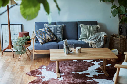 センターテーブル ローテーブル 幅115cm おしゃれ 北欧 リビングテーブル 机 木製 オーク ウォールナット ブラウン ナチュラル シンプル T字脚 新生活(代引不可)