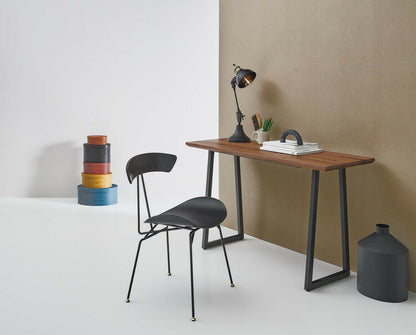 デスク 脚 2脚組 脚のみ 机 テーブル パーツ スチール ブラック 黒 シンプル DIY アジャスター付き 天板なし 組立式 インテリア おしゃれ(代引不可)