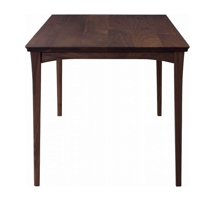 ダイニングテーブル 幅150cm ダイニングテーブル テーブル 食卓テーブルダイニング おしゃれ 食卓 かわいい カフェ風 シンプル モダン ナチュラル 天然木 ウォルナット 北欧(代引不可)