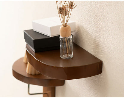 ウォールシェルフ マホガニー 壁掛け シェルフ 収納 収納棚 木製 天然木 ブラウン マホガニー材 木 おしゃれ シンプル ナチュラル 北欧 カントリー カントリー調(代引不可)