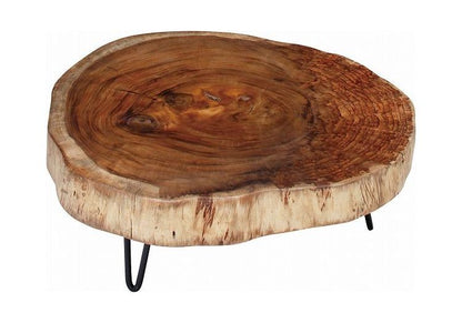 ローテーブル 丸太 アイアン モンキーポッド センターテーブル 切り株 机 リビングテーブル アメリカン 北欧 ビンテージ アンティーク 天然木 コーヒーテーブル ナチュラル カフェテーブル(代引不可)