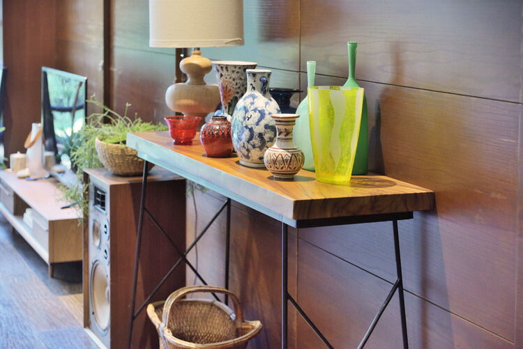 カウンターーテーブル 丸太 アイアン モンキーポッド センターテーブル 切り株 机 リビングテーブル アメリカン 北欧 ビンテージ アンティーク 天然木 コーヒーテーブル ナチュラル カフェテーブル(代引不可)