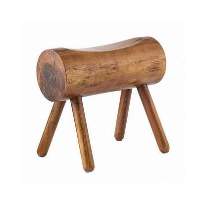 スツール チェア チェアー 椅子 イス いす おしゃれ 腰掛 背もたれなし アームレス 肘なし 天然木 木製 シンプル ブラウン 高さ45cm 単品 ディスプレイ コンパクト 玄関 リビング(代引不可)