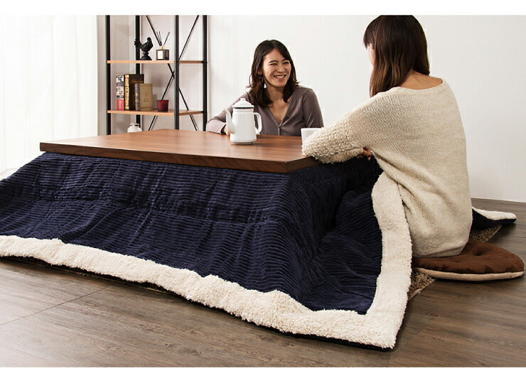 こたつ布団 長方形 コーデュロイ 190×230cm 薄掛け マイクロファイバー ボア 北欧 おしゃれ あったか 暖かい 省スペース 収納 天板サイズ120×80cm以下 こたつ 掛け布団 ふとん コタツ 炬燵 暖房