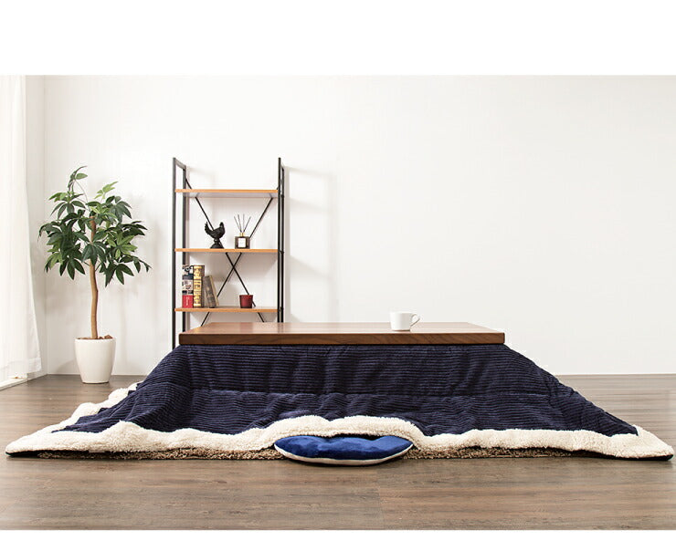 こたつ布団 長方形 コーデュロイ 190×230cm 薄掛け マイクロファイバー ボア 北欧 おしゃれ あったか 暖かい 省スペース 収納 天板サイズ120×80cm以下 こたつ 掛け布団 ふとん コタツ 炬燵 暖房