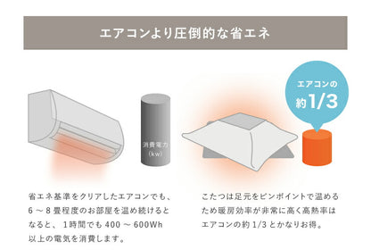 こたつ布団 正方形 薄掛けタイプ 190×190cm 帆布 コットン 撥水加工 裏ボア 省スペース こたつ掛け布団 ヴィンテージ(代引不可)