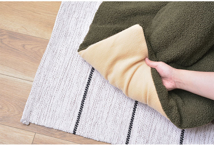 こたつ布団 長方形 190×230 防寒 シンプル おしゃれ もこもこ ふわふわ かわいい 120×80対応 ブラウン カーキ(代引不可)