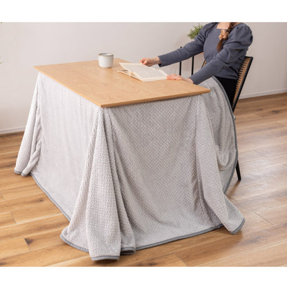 ダイニング用こたつ布団 こたつ布団 コンパクト 薄手 軽量 ニット ニット風 かわいい おしゃれ くすみカラー 暖かい こたつ 105×60専用 247×202 シンプル ダイニング用 おしゃれ かわいい(代引不可)