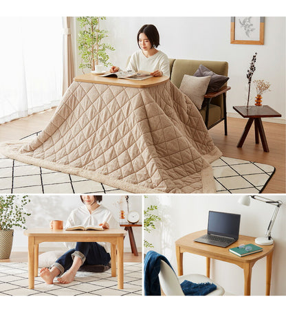 こたつ デスク ハイタイプ おしゃれ こたつテーブル 単品 幅80 奥行50 高さ40/70 2WAY 継ぎ脚 デスクこたつ 長方形 炬燵 コタツ 北欧 パソコンデスク(代引不可)