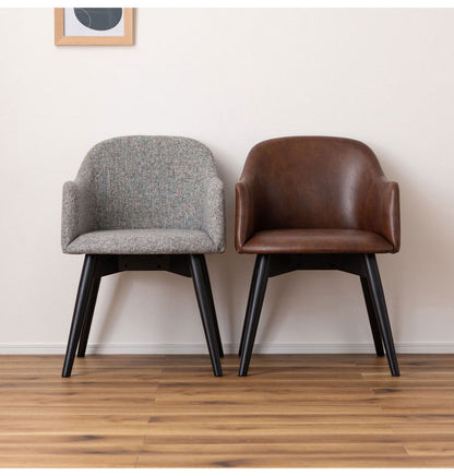 カラメリ チェア ダイニングチェア チェア ダイニング 椅子 イス 黒 天然木 アッシュ レザー モダン シック 北欧 シンプル おしゃれ ウレタン塗装 ナチュラル 茶色 インテリア 省スペース(代引不可)