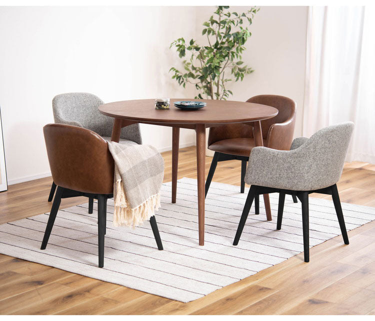 カラメリ チェア ダイニングチェア チェア ダイニング 椅子 イス 黒 天然木 アッシュ レザー モダン シック 北欧 シンプル おしゃれ ウレタン塗装 ナチュラル 茶色 インテリア 省スペース(代引不可)