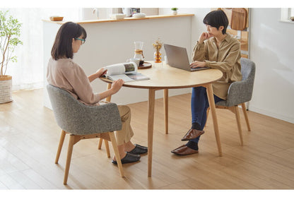 ダイニングテーブル 円形 幅110cm 単品 天然木 木目 おしゃれ 北欧 丸テーブル 円卓 ラウンドテーブル モダン リビングテーブル 丸型 シンプル テーブル単品 サークル ヴィンテージ アンティーク(代引不可)