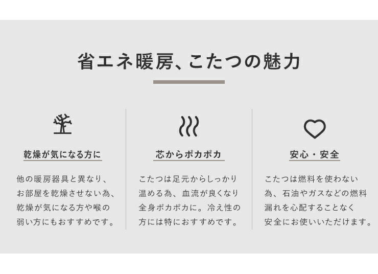 こたつテーブル 幅90×奥行60×高さ38cm 長方形 おしゃれ リビングテーブル ローテーブル センターテーブル こたつ テーブル(代引不可)