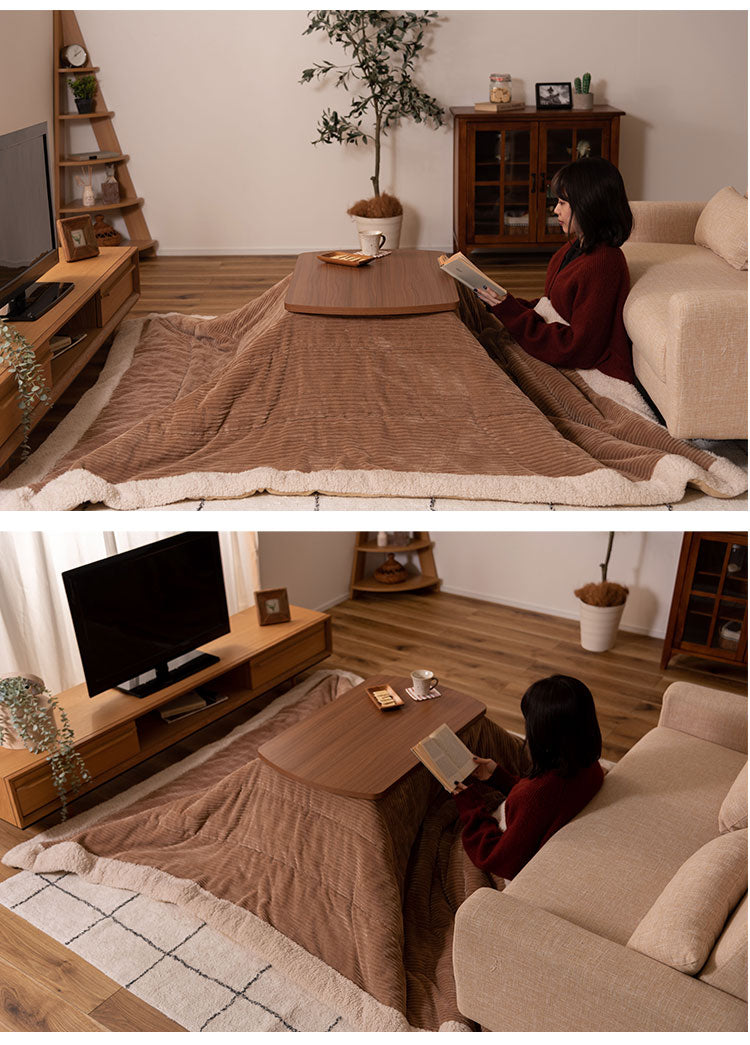 2WAY こたつ コタツ 幅80cm 高さ調節 北欧 モダン テーブル ハイタイプ リビングテーブル 木製 コンパクト 一人暮らし 継脚 新生活 おしゃれ インテリア 家具(代引不可)