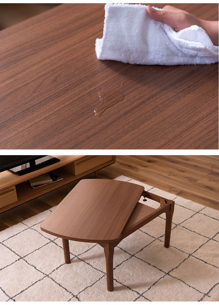2WAY こたつ コタツ 幅80cm 高さ調節 北欧 モダン テーブル ハイタイプ リビングテーブル 木製 コンパクト 一人暮らし 継脚 新生活 おしゃれ インテリア 家具(代引不可)