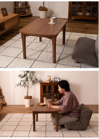 2WAY こたつ コタツ 幅80cm 高さ調節 北欧 モダン テーブル ハイタイプ リビングテーブル 木製 コンパクト 一人暮らし 継脚 新生活 おしゃれ インテリア 家具(代引不可)