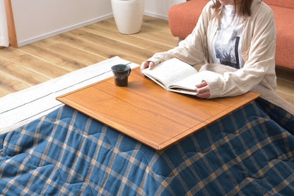 コタツ コタツテーブル センターテーブル ミニ コンパクト 一人使い オールシーズン ハーフヒーター 天然木 アカシア デザイン おしゃれ シャープ(代引不可)