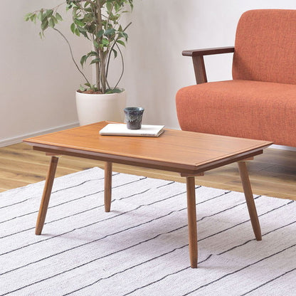 コタツ コタツテーブル センターテーブル ミニ コンパクト 一人使い オールシーズン ハーフヒーター 天然木 アカシア デザイン おしゃれ シャープ(代引不可)