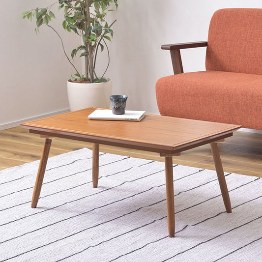 コタツ コタツテーブル センターテーブル ミニ コンパクト 一人使い オールシーズン ハーフヒーター 天然木 アカシア デザイン おしゃれ シャープ(代引不可)