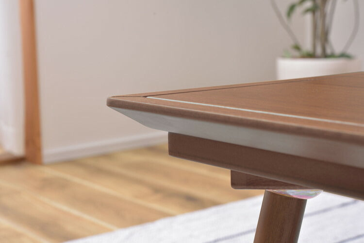 コタツ コタツテーブル センターテーブル ミニ コンパクト 一人使い オールシーズン ハーフヒーター 天然木 アカシア デザイン おしゃれ シャープ(代引不可)