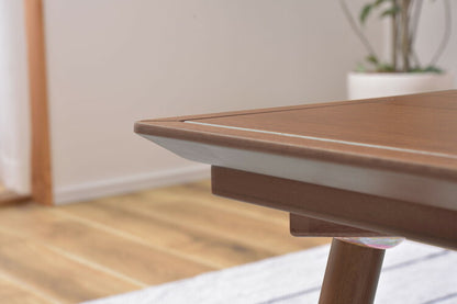 コタツ コタツテーブル センターテーブル ミニ コンパクト 一人使い オールシーズン ハーフヒーター 天然木 アカシア デザイン おしゃれ シャープ(代引不可)