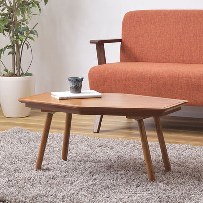コタツ コタツテーブル センターテーブル ミニ コンパクト 一人使い オールシーズン ハーフヒーター 天然木 アカシア デザイン おしゃれ シャープ(代引不可)