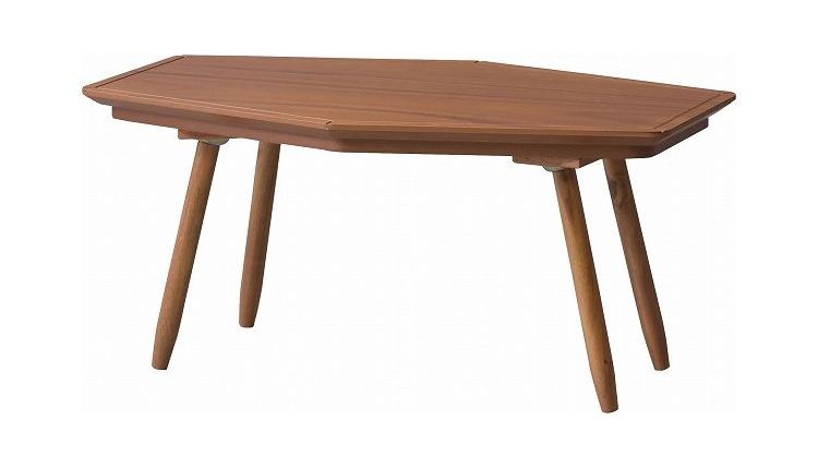 コタツ コタツテーブル センターテーブル ミニ コンパクト 一人使い オールシーズン ハーフヒーター 天然木 アカシア デザイン おしゃれ シャープ(代引不可)