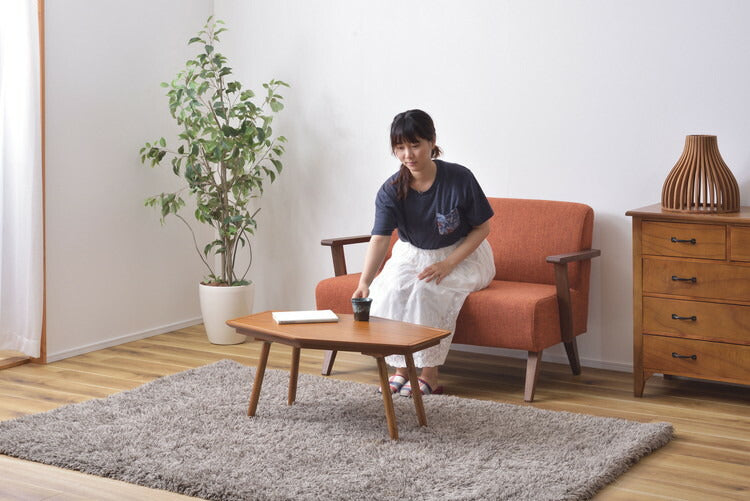 コタツ コタツテーブル センターテーブル ミニ コンパクト 一人使い オールシーズン ハーフヒーター 天然木 アカシア デザイン おしゃれ シャープ(代引不可)