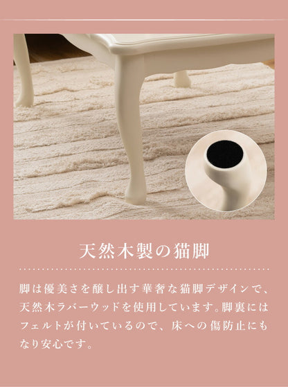 こたつ 石英管ヒーター 幅100cm 長方形 テーブル 猫脚 節電 おしゃれ 白 ホワイト スイッチ シンプル オールシーズン 木製 天然木 やぐら 一人暮らし リビング ソファ 座椅子 女性 炬燵 コタツ(代引不可)