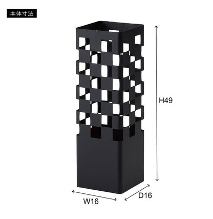 傘立て 傘立て シンプル アンブレラスタンド 傘入れ 玄関 かさ 収納 スチール 四角 長方形 コンパクト スリム ブルーグレー チェック スッキリ おしゃれ インテリア 北欧 新生活 省スペース(代引不可)