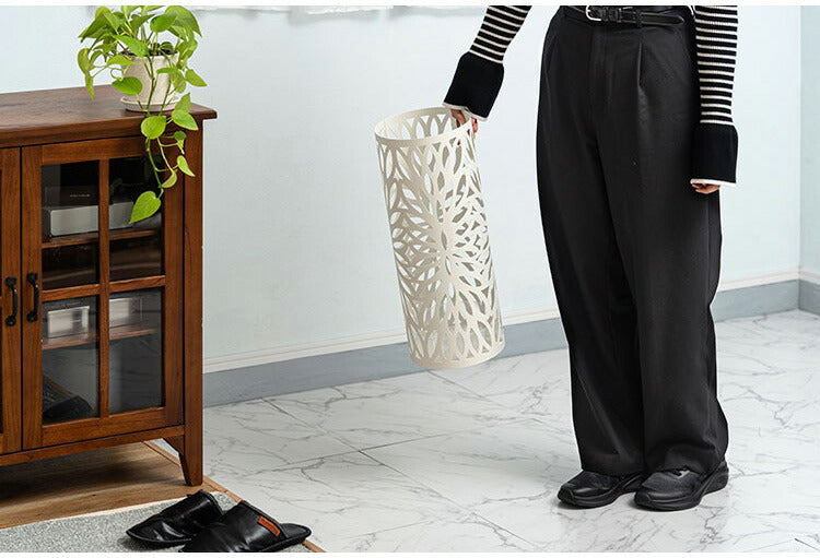 傘立て LFS-184 東谷 傘立て おしゃれ 北欧 スリム 傘たて 省スペース 軽量 軽い 横幅19.5cm 高さ49cm 円形 円柱 アンティーク かわいい アンブレラスタンド スチール コンパクト(代引不可)