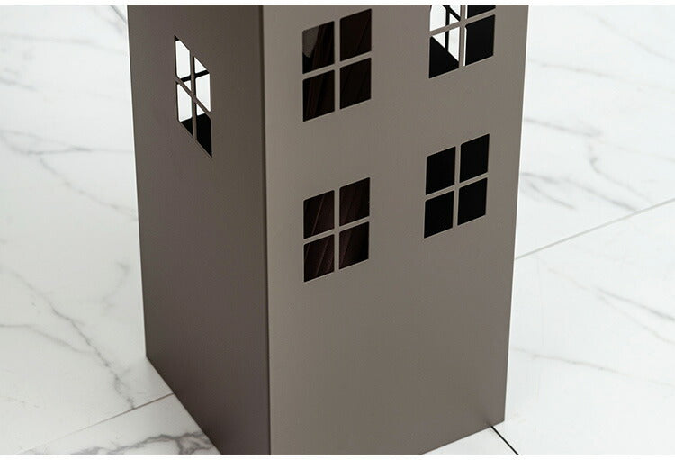 傘立て LFS-185 東谷 傘立て おしゃれ 北欧 スリム 傘たて 省スペース 軽量 軽い 横幅15.5cm 高さ49cm ハウス型 ハウス 家型 アンティーク かわいい アンブレラスタンド スチール コンパクト(代引不可)