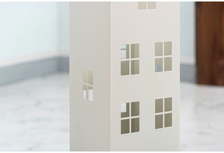 傘立て LFS-185 東谷 傘立て おしゃれ 北欧 スリム 傘たて 省スペース 軽量 軽い 横幅15.5cm 高さ49cm ハウス型 ハウス 家型 アンティーク かわいい アンブレラスタンド スチール コンパクト(代引不可)