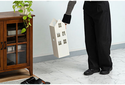 傘立て LFS-185 東谷 傘立て おしゃれ 北欧 スリム 傘たて 省スペース 軽量 軽い 横幅15.5cm 高さ49cm ハウス型 ハウス 家型 アンティーク かわいい アンブレラスタンド スチール コンパクト(代引不可)