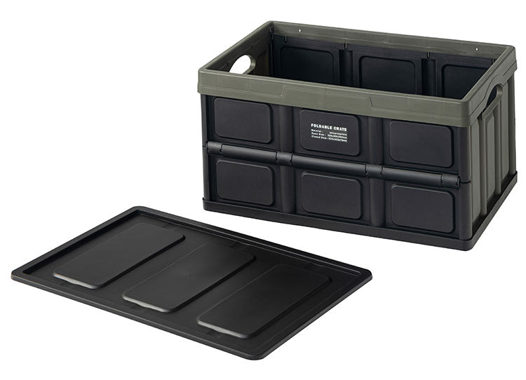 収納ボックス 軽量 約40L アウトドア 折りたたみ 収納ケース ボックス 折り畳み フォールディング フタ付き アウトドア キャンプ 押し入れ収納 インテリア 蓄光 防災グッズ おしゃれ(代引不可)