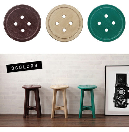 スツール 木製 ボタン アンティーク おしゃれ 玄関 カフェ かわいい チェアー チェア 腰掛イス リビングチェア イス いす 椅子 インテリア