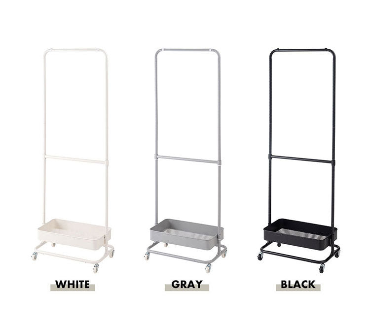 ハンガーワゴン LFS-51 東谷 ハンガーラック コートハンガー ワゴン ハンガー コート掛け 衣類収納 収納家具 洋服掛け ポールハンガー スチール キャスター付き ストッパー付き 高さ調整可能(代引不可)