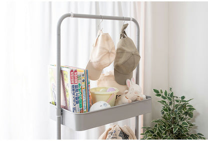 ハンガーワゴン LFS-52 東谷 ハンガーラック コートハンガー ワゴン ハンガー コート掛け 衣類収納 収納家具 洋服掛け ポールハンガー スチール キャスター付き ストッパー付き 高さ調整可能(代引不可)