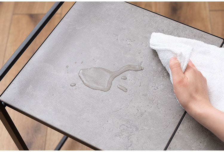 石目調フォールディングレンジラック LFS-53 東谷 フォールディングレンジラック レンジ台 2段 折りたたみ キッチンラック シェルフ 棚 オープンラック レンジラック オーブンラック 本棚(代引不可)